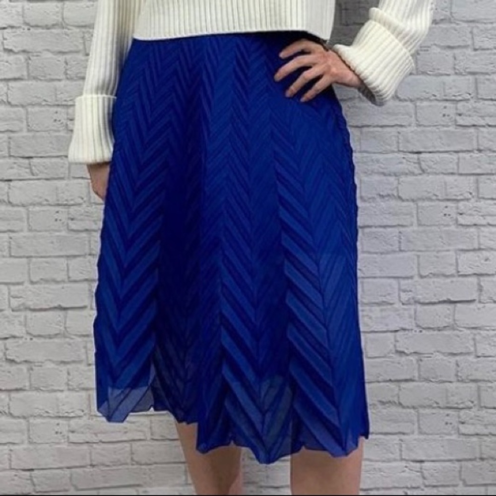MSGM Zigzag Pleat Skirt